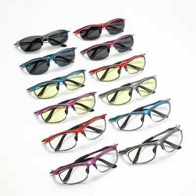 Cross-border fashion, various lenses, removable combination sunglasses, color-changing polarized outdoor sports sunglasses, sunglasses - 5