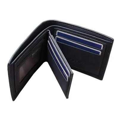 Men's Short Wallet, Multi-Card Slots, Frosted Finish, Retro Korean Style - 5