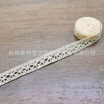 1,2 cm pamuk dantel şerit, ev yapımı el işi ve perde aksesuarı