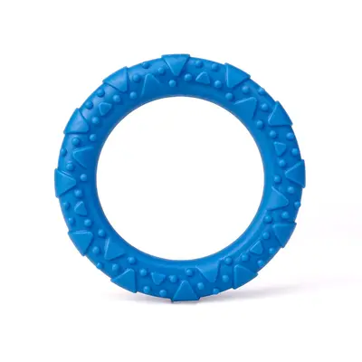 Three-Color Ring Dog Toy, Bite-Resistant Chew Toy - 8