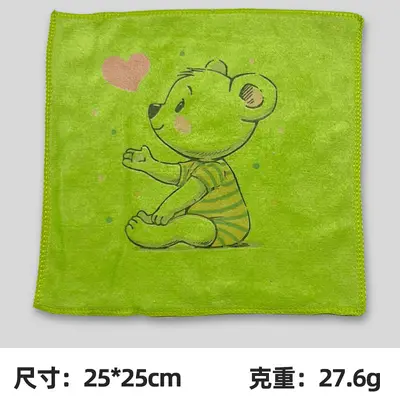 Microfiber Small Square Towel 30x30 cm, Thick, Absorbent, White - 9