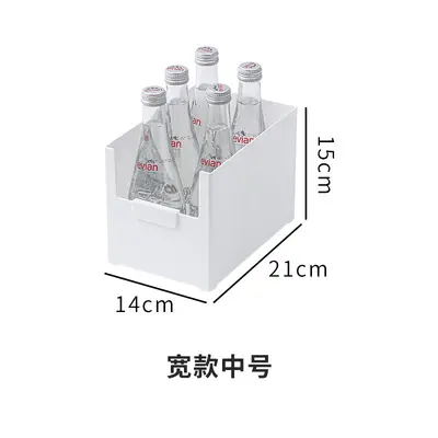 Japanese kitchen cabinet vertical opening storage box desktop cosmetic mask organizer multifunctional drawer telescopic partition box - 13