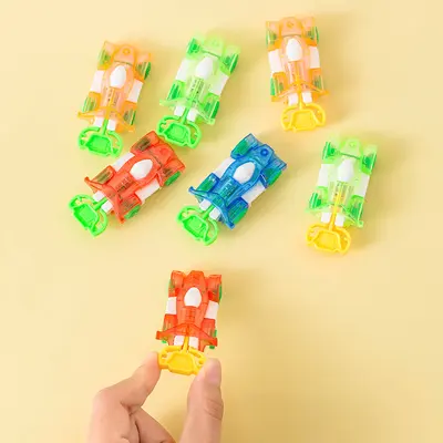 Catapult Flying Car Inertia Jumping Plastic Toy Car for Kids
