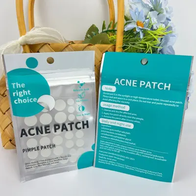 Transparent Round Hydrocolloid Pimple Patch with Essential Oil - 3