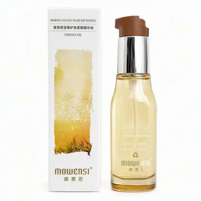 Argan saç bakım esansı yağı, kıvırcık ve kuru saçlara, durulanmayan