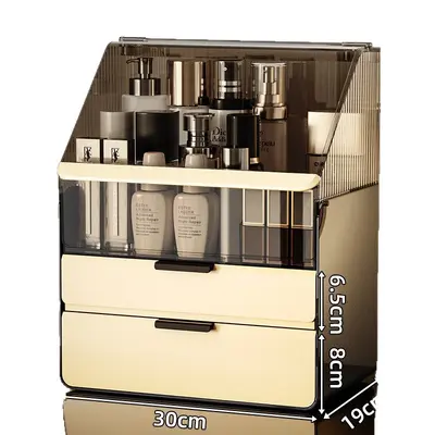 Luxus-Kosmetikschrank mit großem Fassungsvermögen für Pinsel und Lidschatten