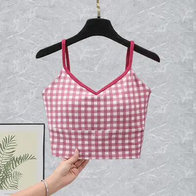 Women's Yoga Fitness Set, Three-Piece with Sports Bra and Vest - 9