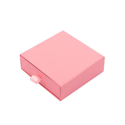 Drawer Jewelry Box Earring Stud Packaging Carton Ring Earring Box Can Add Logo Necklace Box