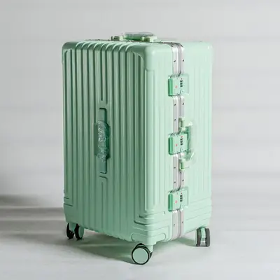 24 Inch Aluminum Frame Wheeled Luggage, Large Capacity, With Cup Holder - 11