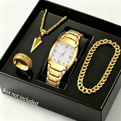 2025 Fall New Arrival Men's Watch Luxury Minimalist Sophisticated Simple Fashion Quartz Wristwatch Black Large Dial - 12
