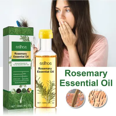 EELHOE Rosemary Hair Care Oil, Moisturizes Scalp and Smooths Hair