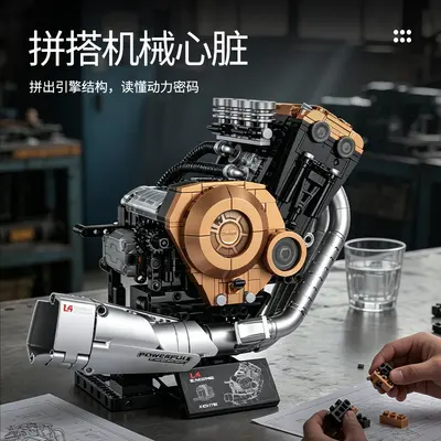 649CC motor simülasyon modeli, uzaktan kumandalı oyuncak