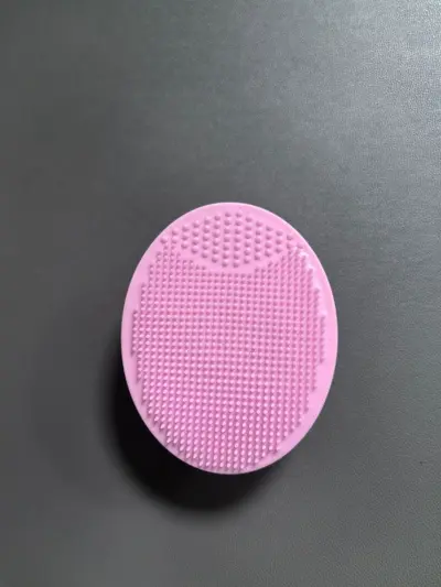 Baby silicone shampoo brush, dandruff removal comb, baby massage brush, bath brush, girl's face washing brush - 7