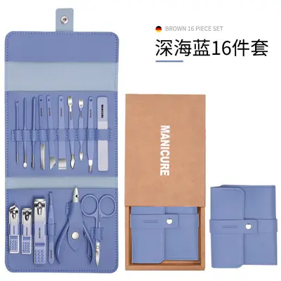 Nagelset mit Maniküre- und Pediküre-Werkzeugen, 18-teilig - 9