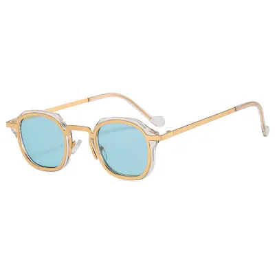 Metal Frame Sunglasses for Men and Women, UV400 Protection - 4