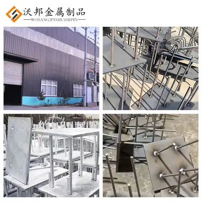 Galvanized pre-embedded steel plate for building curtain wall