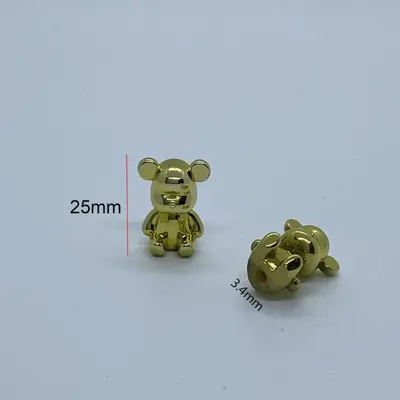 Electroplated Bear Knob, Glass Lid Handle for Milk Pot