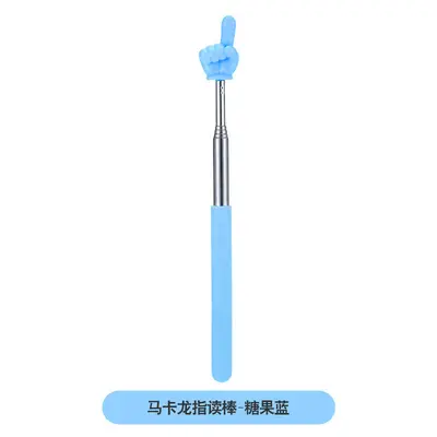 Retractable Teacher Pointer Stick, Plastic Children's Reading Pointer - 7