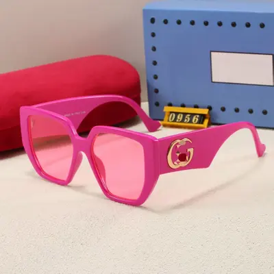 Retro Cat-Eye UV Protection Large Frame Women's Sunglasses - 7