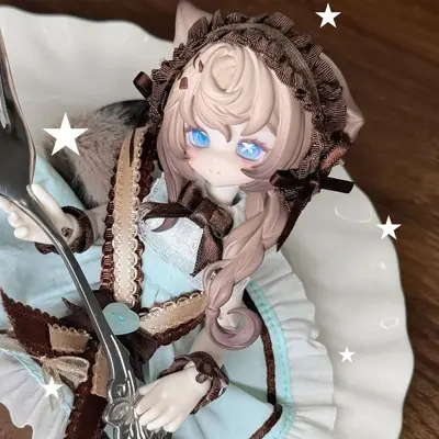 Moonlight Fairy Tale 8 cm BJD hareketli figür, kör kutu - 11