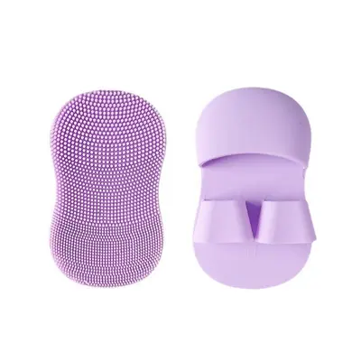 Mini Silicone Face Cleansing Brush, Soft Bristles, Blackhead Removal
