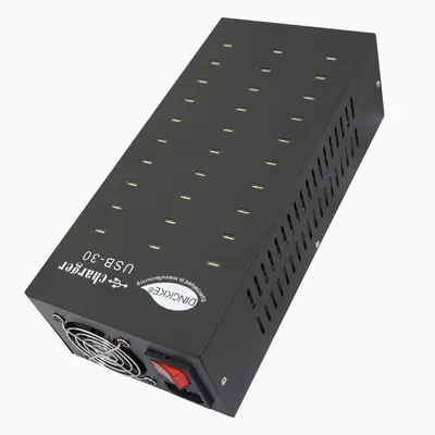 30 Portu Tip-C USB Çoklu Arayüz Hızlı Şarj Cihazı Okul Stüdyosu Multifonsiyonel Şarj İstasyonu