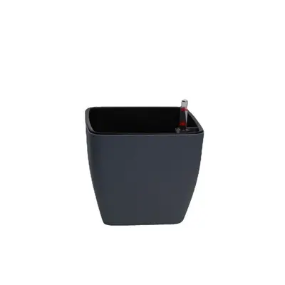 Çiçek Bitki Aşk Kendiliğinden Sulanan Saksı Kare Büyük Çaplı Basit Yeşil Turp Bonsai Masaüstü Kendiliğinden Sulanan Saksı Toptan