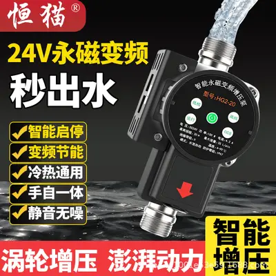 Hengmao 110V/24V Booster Water Pump, Pure Copper - 3
