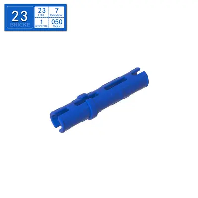 Long Double-Ended Friction Pin 23.7, Compatible with LEGO 6558, 50g - 12