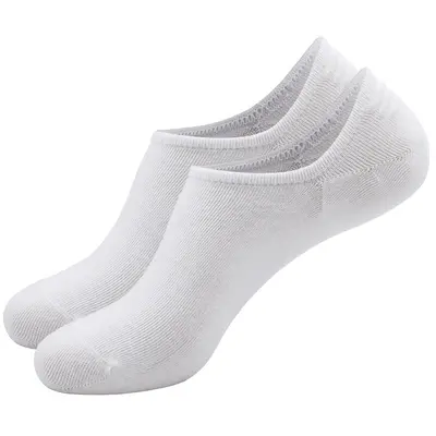Women's Summer Thin Boat Socks, Black Polyester, Anti-Slip - 8