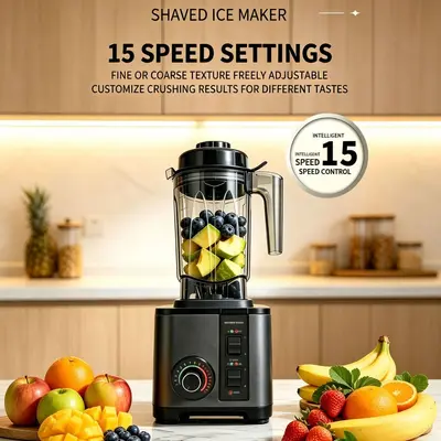 Hochleistungs-Standmixer, großvolumige Küchenmaschine, Kaffeemühle - 4