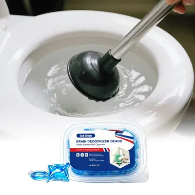 JAKEHOE Abfluss-Geruchsentferner Gel-Perlen