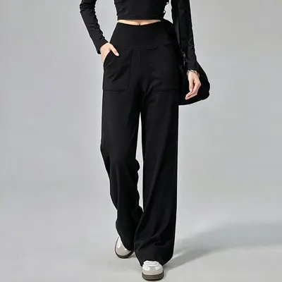 Women's yoga set autumn crew neck morning running - 4