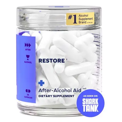 现货 跨境TK亚马逊热销After-Alcohol Aid 恢复胶囊RESTORE
