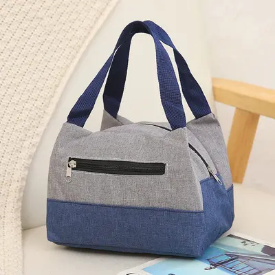 Women's Canvas Tote Handbag, Large Capacity, Waterproof Lunch Bag - 10