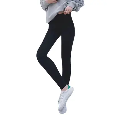 Super Stretch Magic Cropped Leggings, Solid Color, Slimming Yoga Pants, Women's - 6