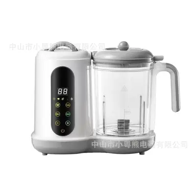 Baby food processor with automatic steaming, cooking, and blending functions