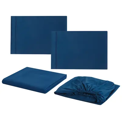 Vio Vierteiliges Bettbezug-Set mit flachen Streifen - 7
