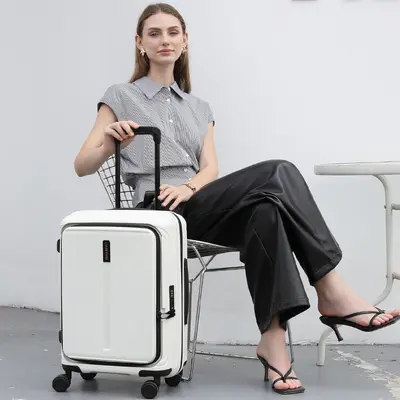 Trolley mit Frontöffnung, TSA-Schloss und Laptopfach - 3