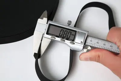 Örgü Görünümlü Elastik Lastik Bant, 4 cm Genişlik, Kalın Pantolon Belı - 10