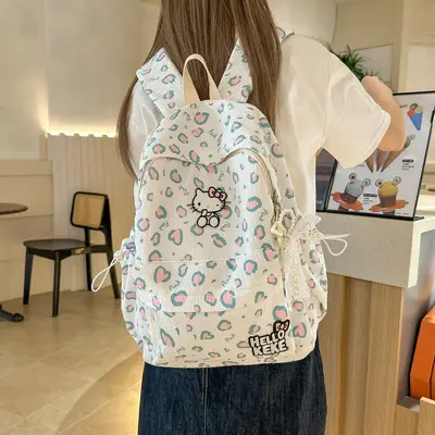 Crossborder ins Freizeit einfaches Leopardenmuster Rucksack Damen Schüler Reiserucksack große Kapazität Schulrucksack