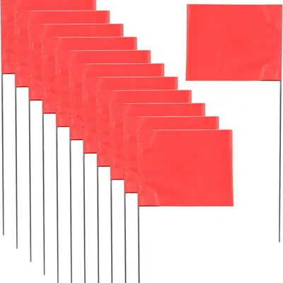 Anpassbare farbige PVC-Markierungsfähnchen mit Draht - 7