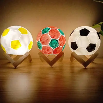 Yaratıcı el boyalı DIY gezegen lamba ay gece lambası sanat boyama grafiti boyama el yapımı kişiselleştirilmiş üretim - 9