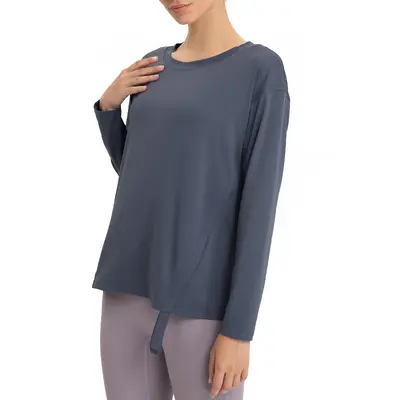 Women's Long-Sleeve Quick-Dry Breathable Yoga Top - 6