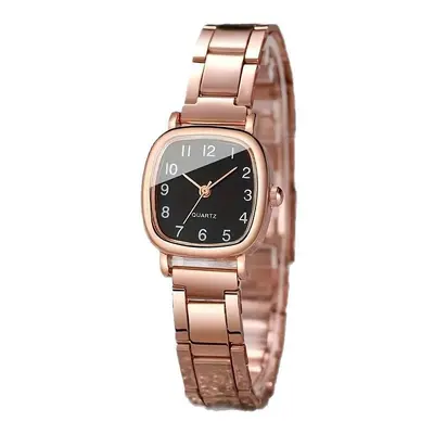 Women's quartz watch, stylish steel strap, minimalist design