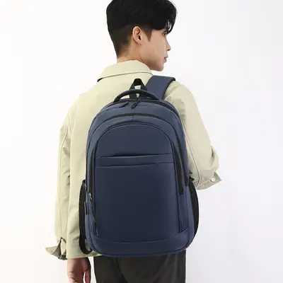 Geschäfts-Rucksack Herren große Kapazität Outdoor-Reise-Rucksack Schulrucksack bedrucktes Logo Computer-Rucksack Großhandels-Geschenk-Rucksack - 3