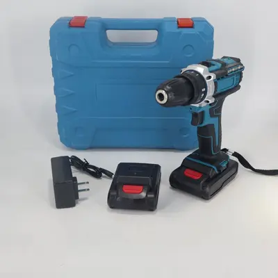 Sınır ötesi lityum elektrikli matkap takımı seti toptan çok fonksiyonlu şarj edilebilir elektrikli matkap ev tipi elektrikli tornavida elektrikli matkap seti