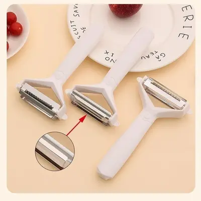 2-in-1 Vegetable Grater and Scraper, Potato Peeler, Multifunctional - 4