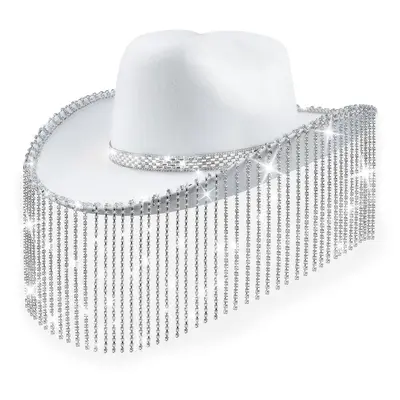 Felt Western Cowboy Hat for Parties and Music Events - 11