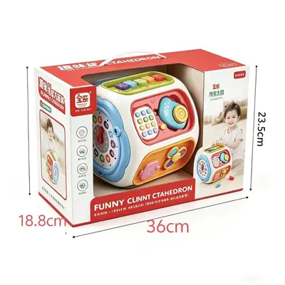 宝奇宝宝益智忙碌屋早教玩具多功能六面互动积木婴幼益智玩具代发 - 5